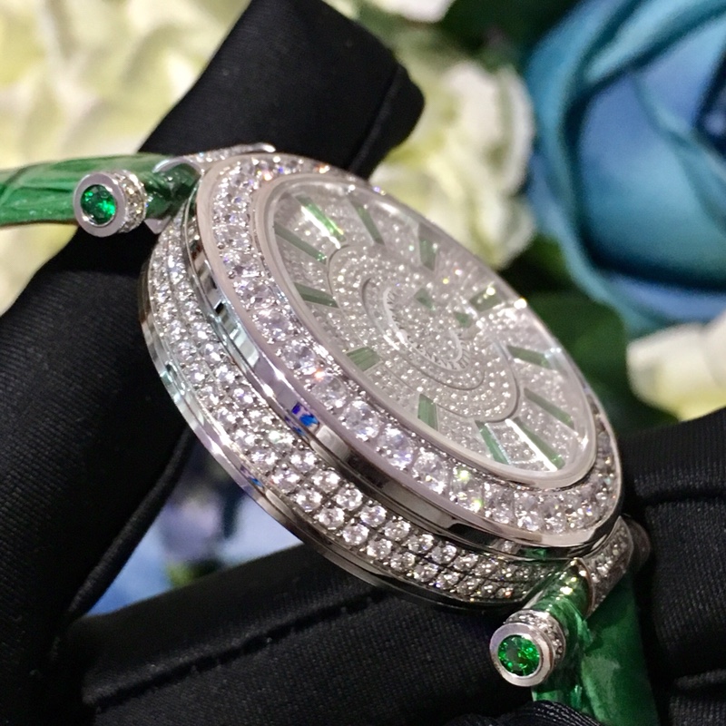 Franck Muller Double Mystery Quatre Saisons 42mm Steel/Green – Swiss 1:1 Grade Watch - Image 7