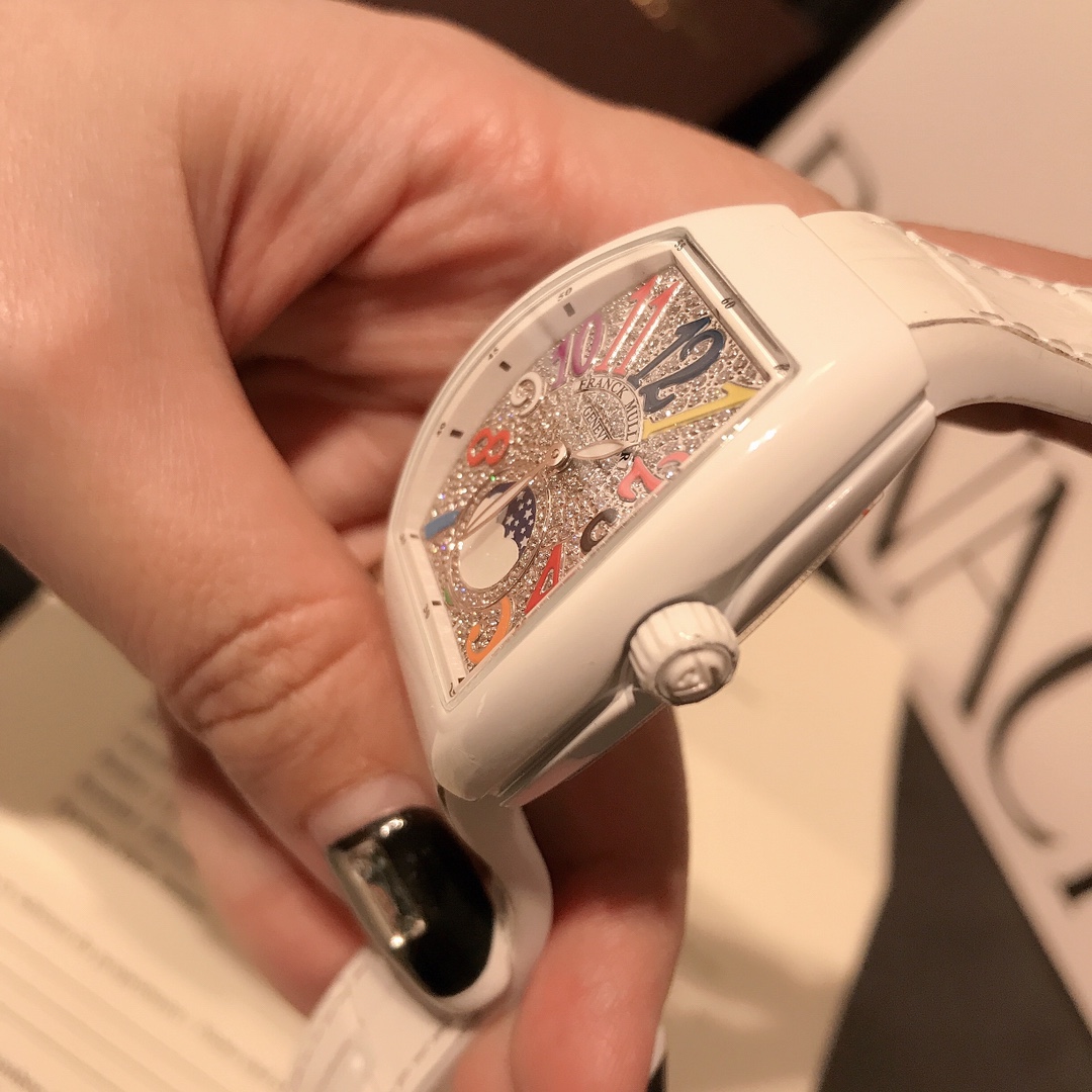 Franck Muller V32 32mm White – Swiss 1:1 Grade Watch - Image 2