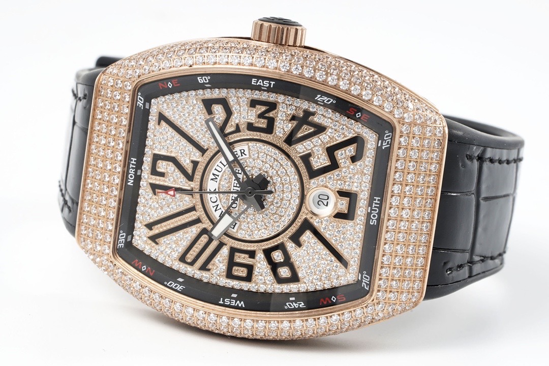 Franck Muller V45 Vanguard 45mm Black – Swiss 1:1 Grade Watch - Image 6