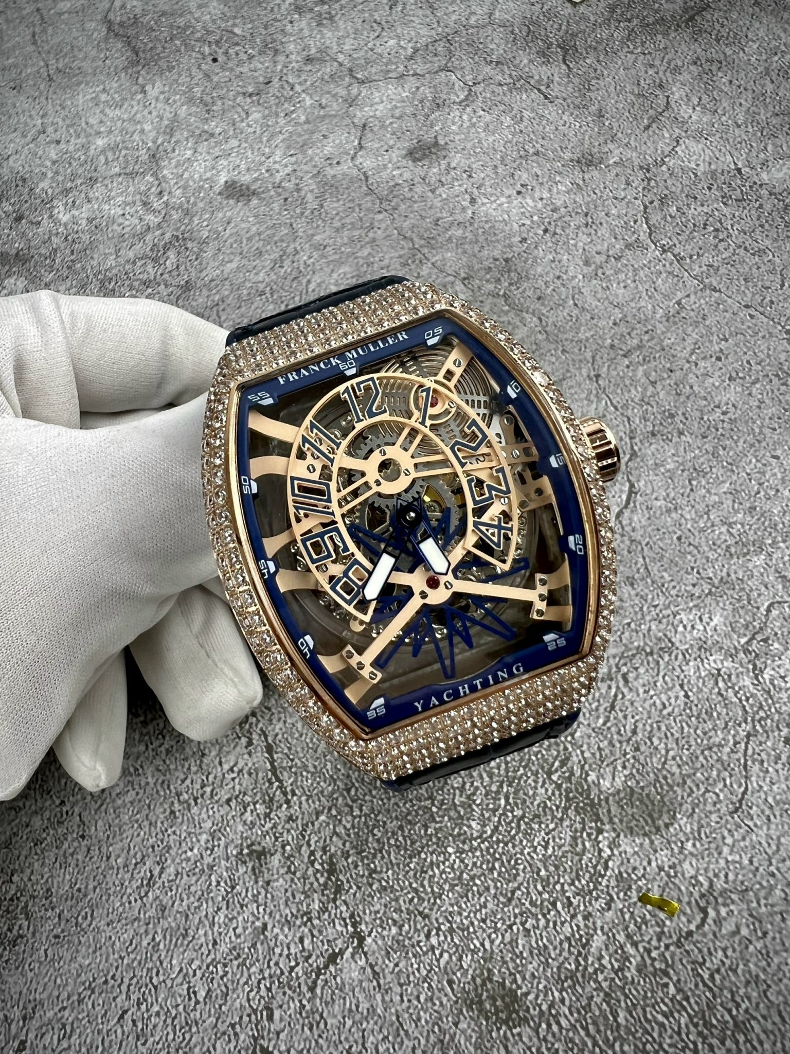 Franck Muller Yachting Skeleton 44mm Black – Swiss 1:1 Grade Watch