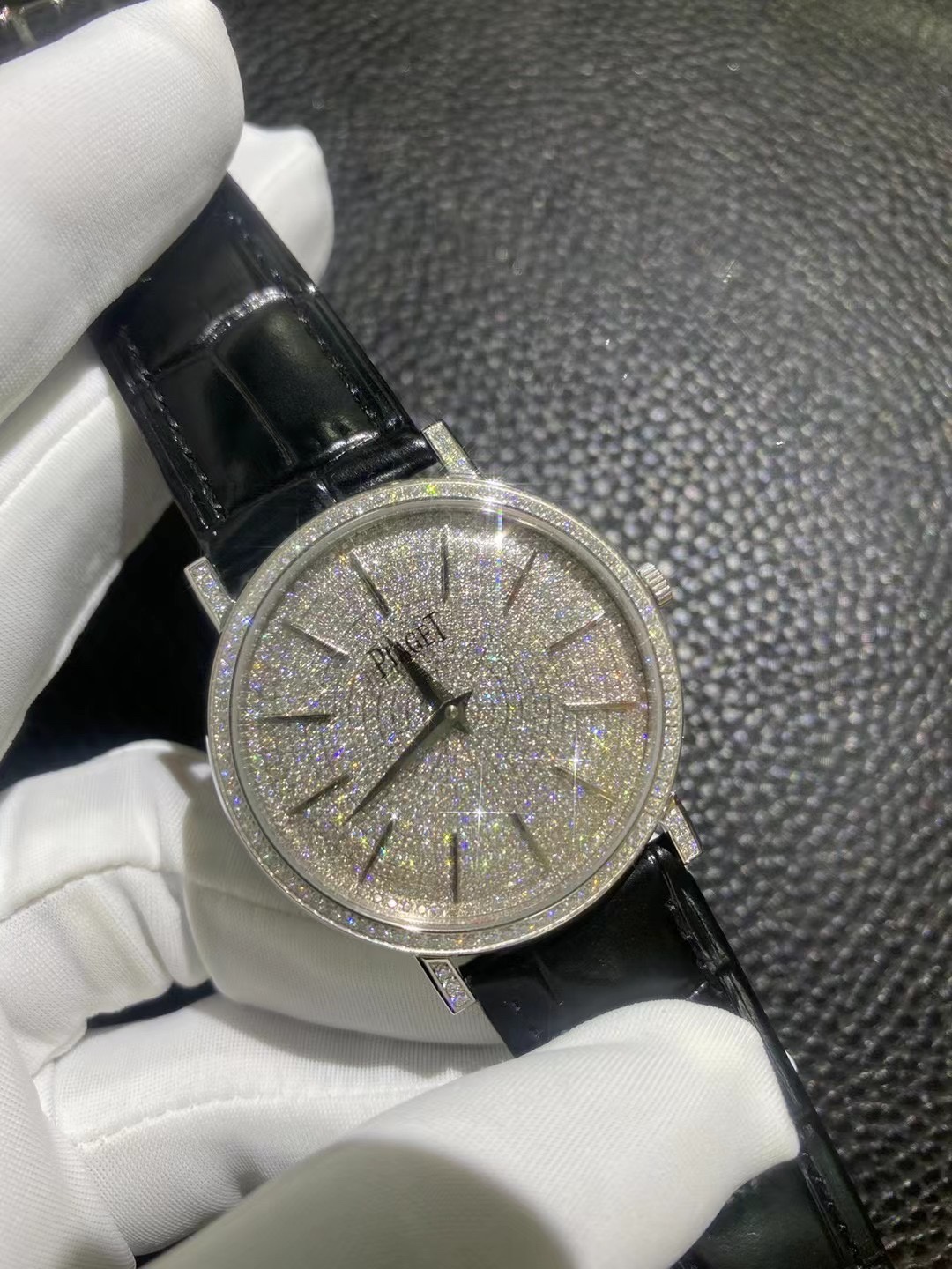Piaget Altiplano G0A36129 Full Diamond Custom – 38mm Swiss Automatic Watch - Image 2