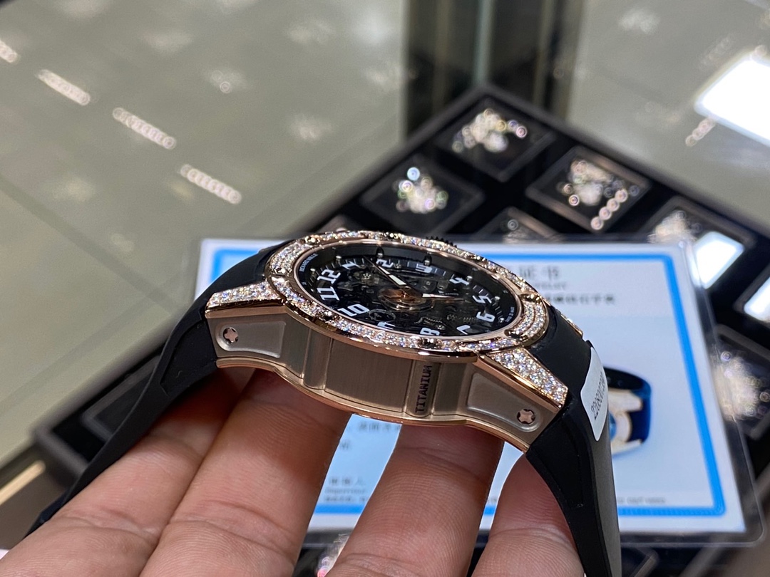 Richard Mille RM6301 Full Diamond Custom – 42mm Swiss 1:1 Grade Automatic Watch - Image 6
