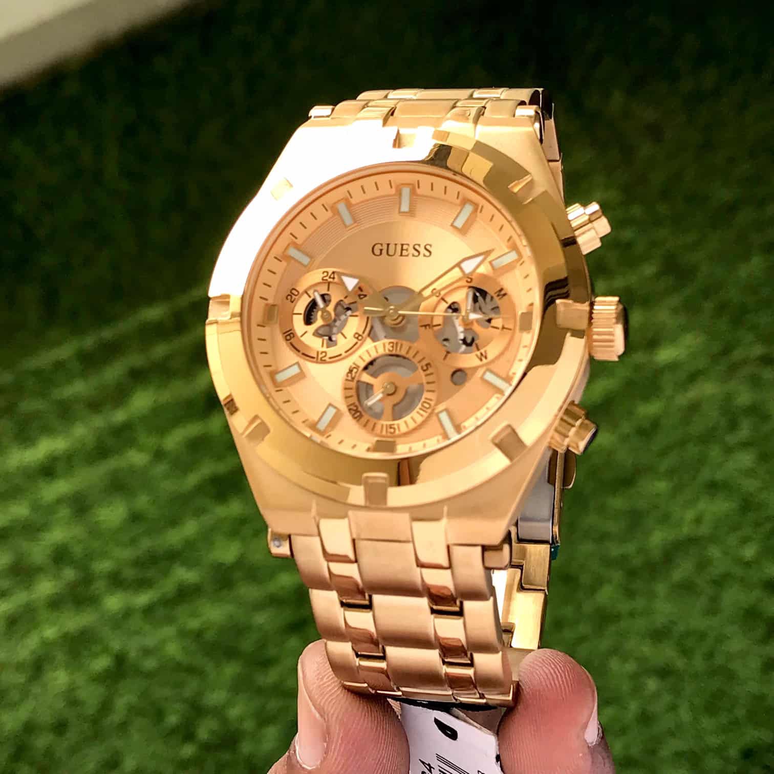 Guess GW0260G4 Chronograph Gold Tone Stainless Steel Men’s Watch - Image 3