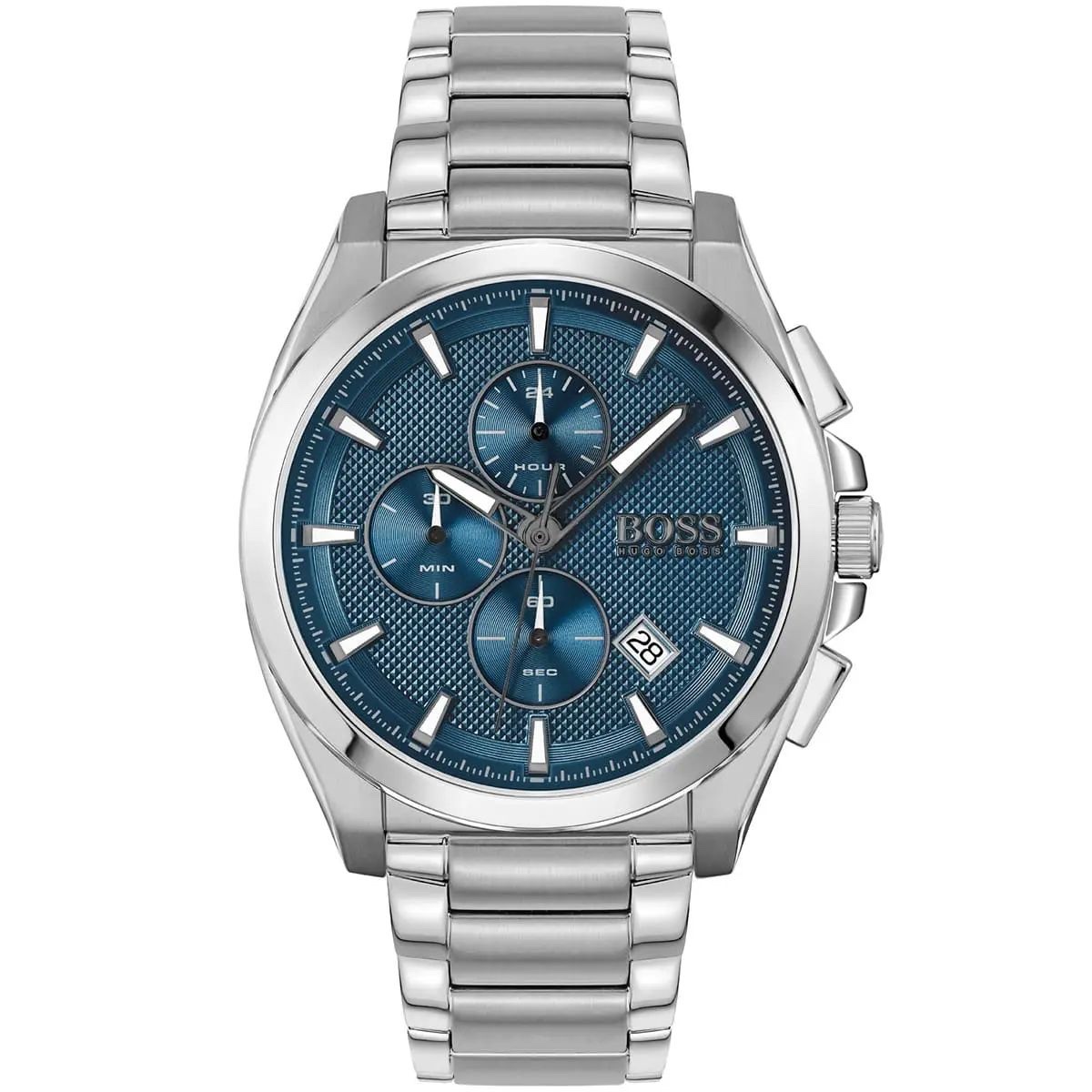 Hugo Boss 1513885 Originals Stainless Steel Blue Dial Men’s Watch – Authentic - Image 2