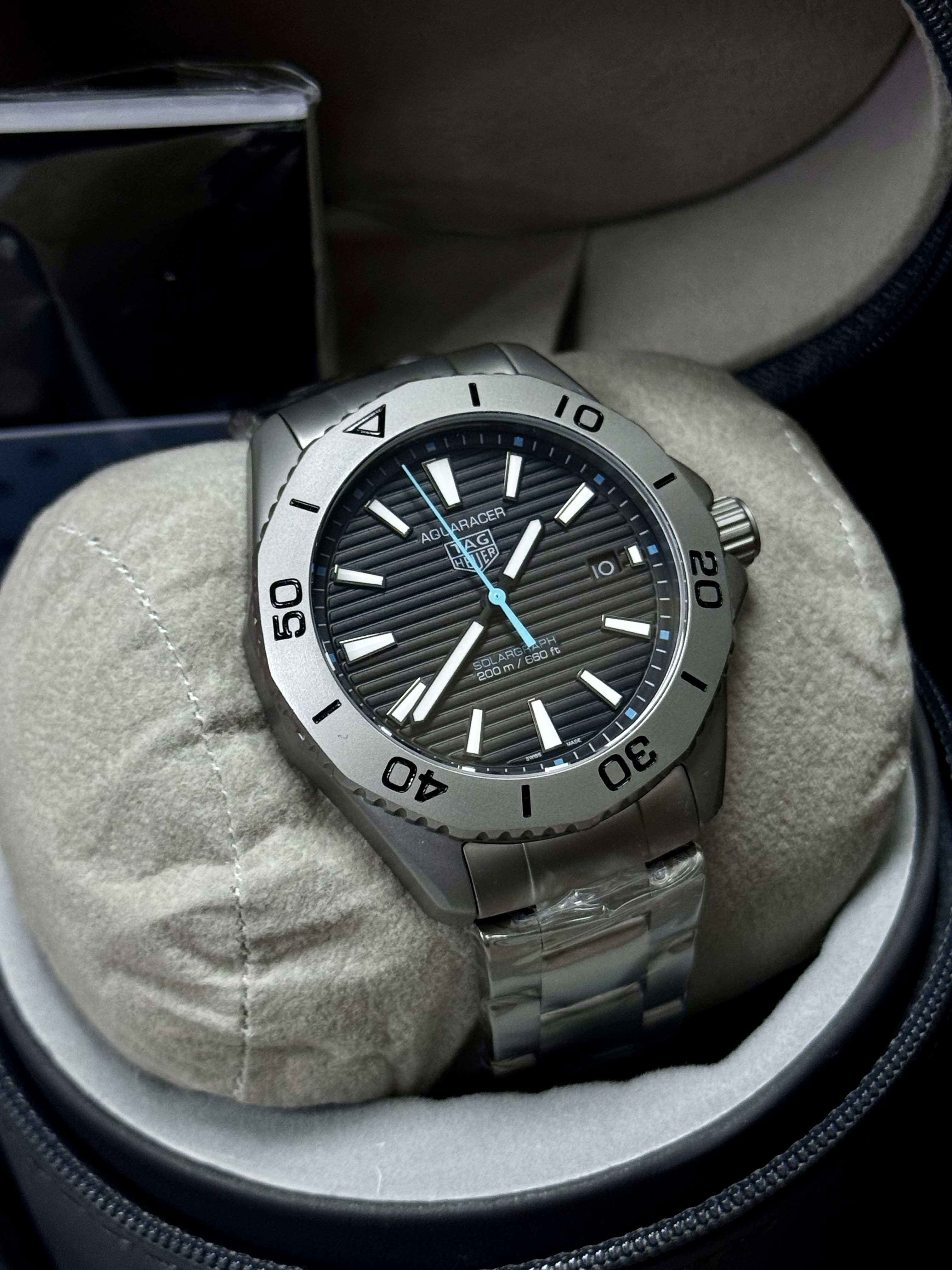 ⭐ TAG Heuer Aquaracer Professional 200 Solargraph – Euro Grade Automatic (Black Sunray Dial) - Image 3