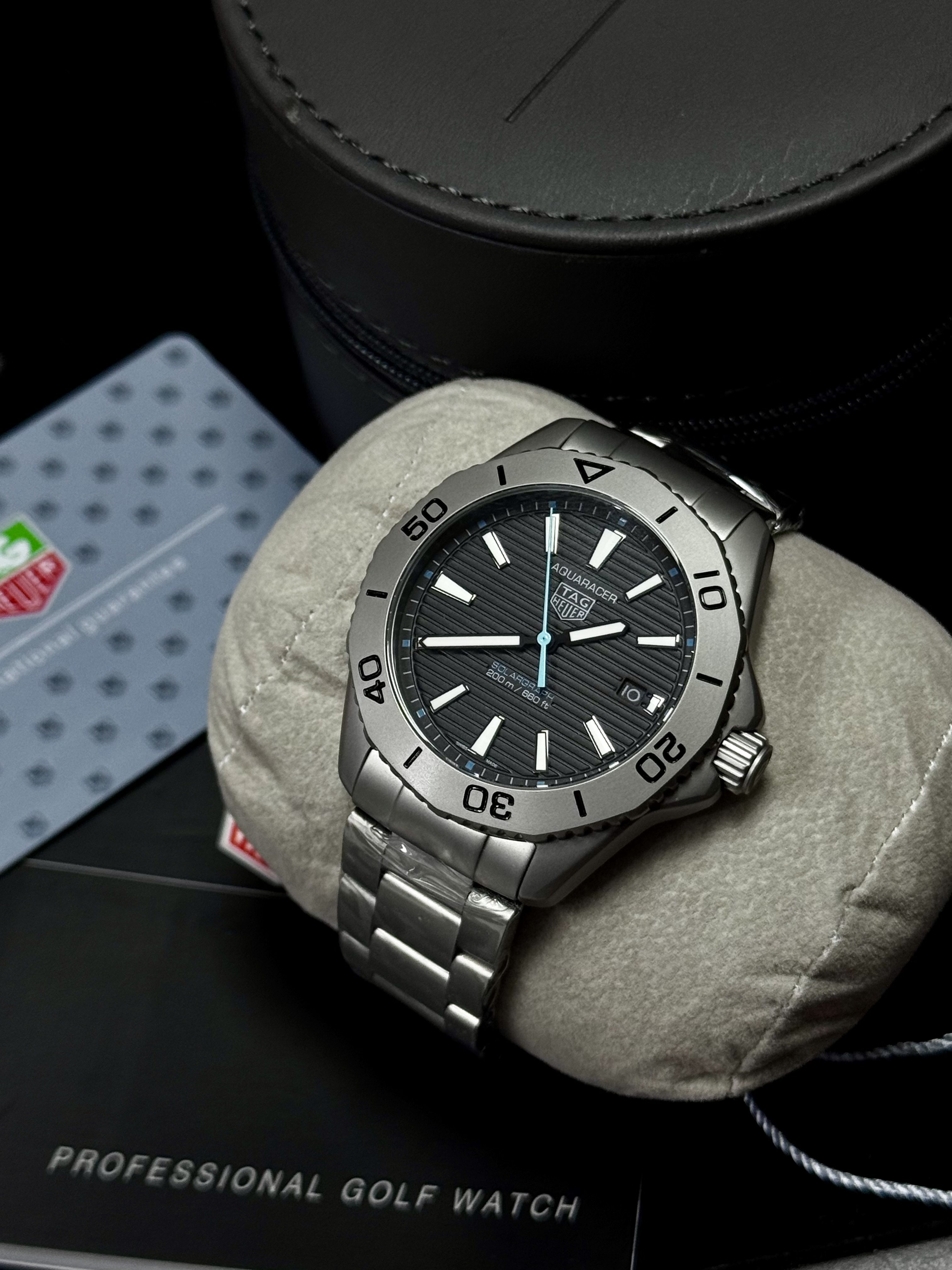 ⭐ TAG Heuer Aquaracer Professional 200 Solargraph – Euro Grade Automatic (Black Sunray Dial) - Image 2