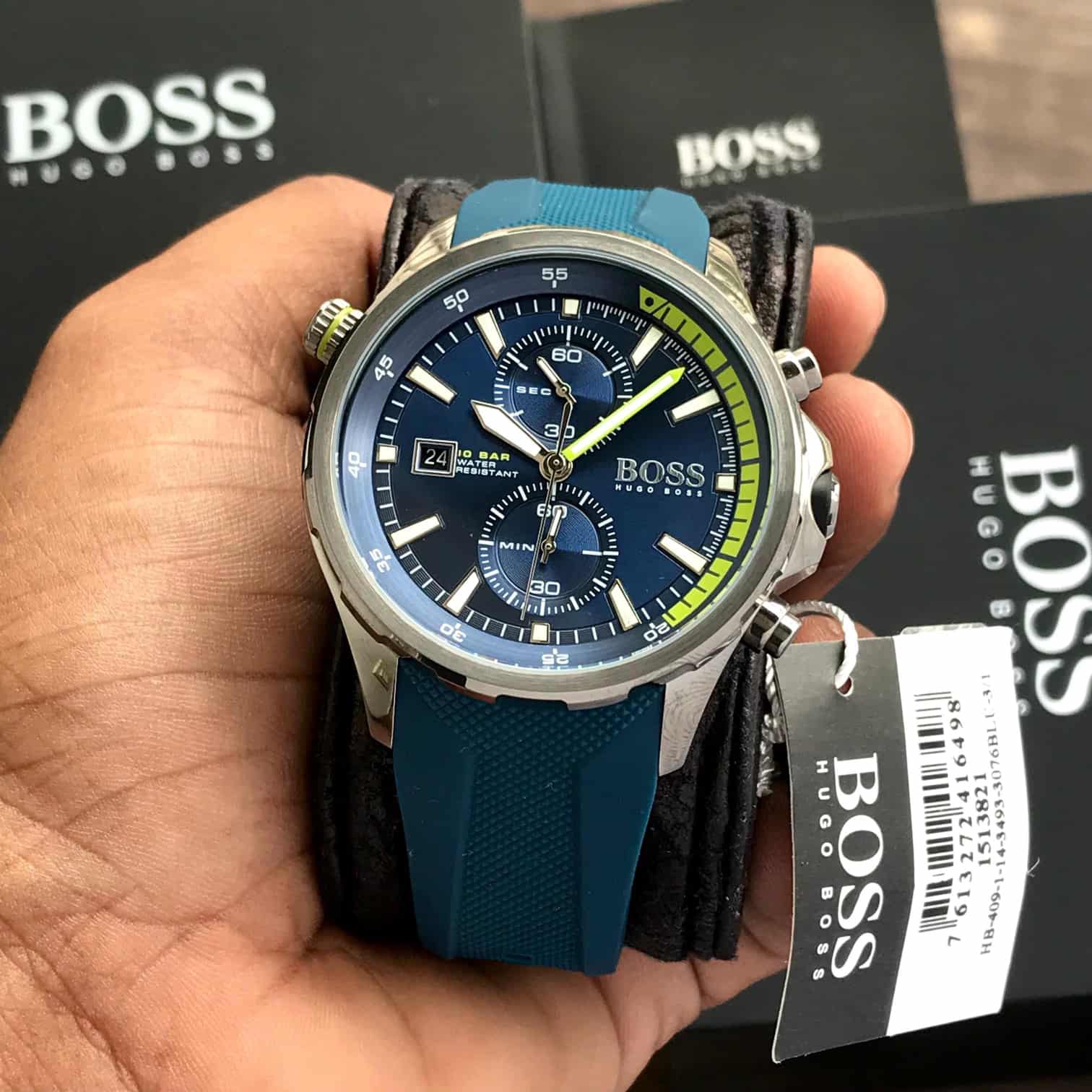 Hugo Boss Globetrotter 1513821 Chronograph Authentic Men’s Watch