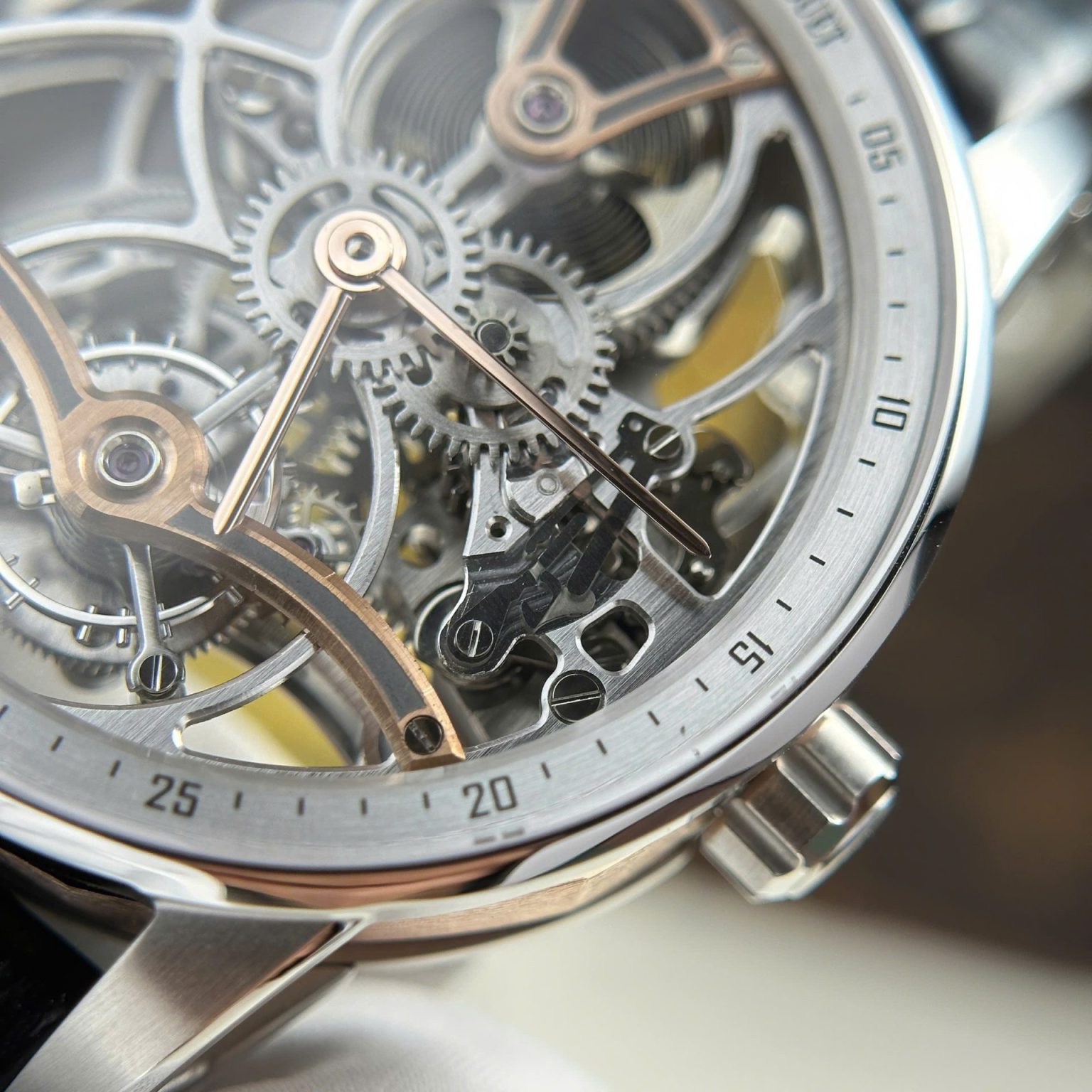 Audemars Piguet 26600 Tourbillon Openworked 41mm Leather Strap – Swiss 1:1 Grade Watch - Image 7