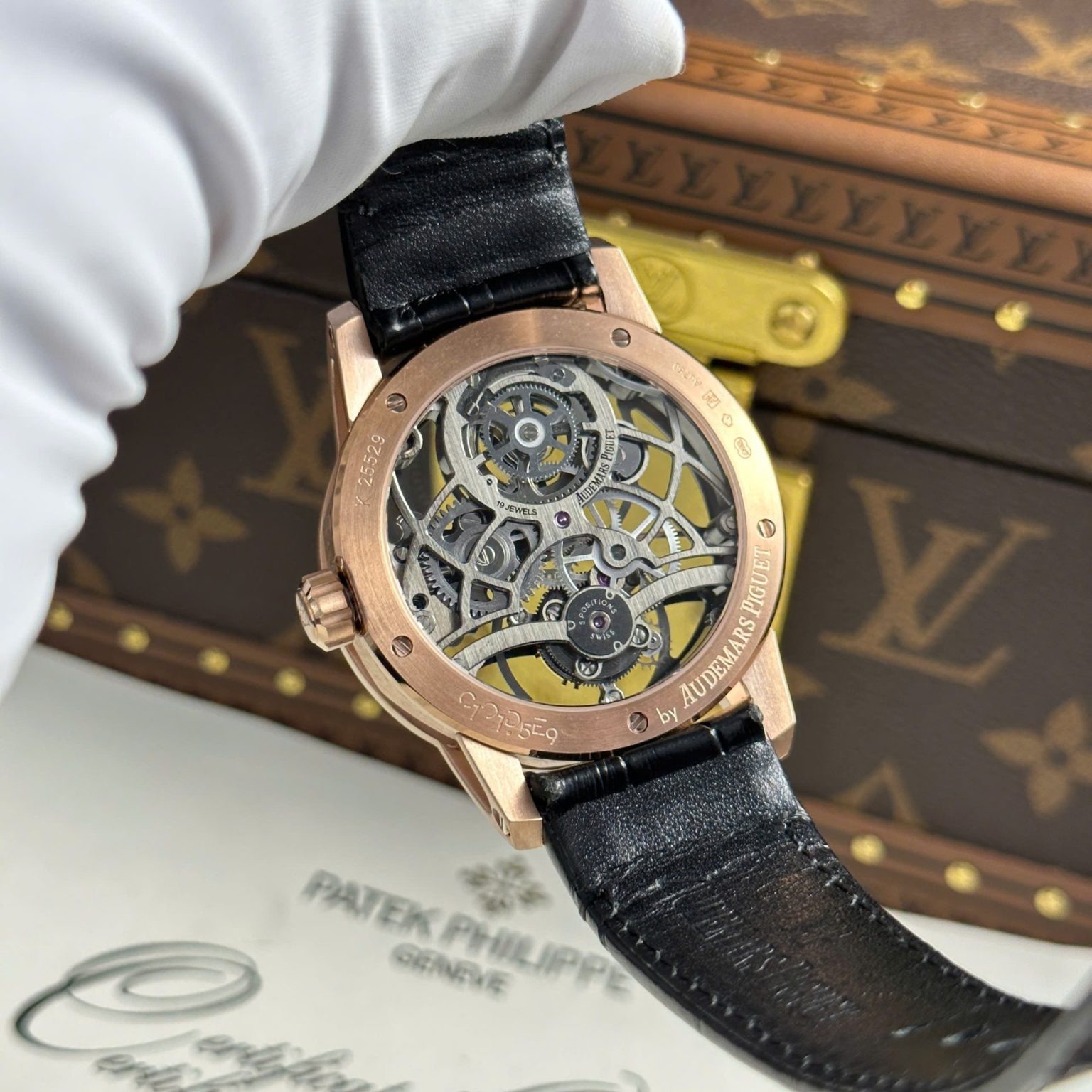 Audemars Piguet 26600 Tourbillon Openworked 41mm Leather Strap – Swiss 1:1 Grade Watch - Image 10