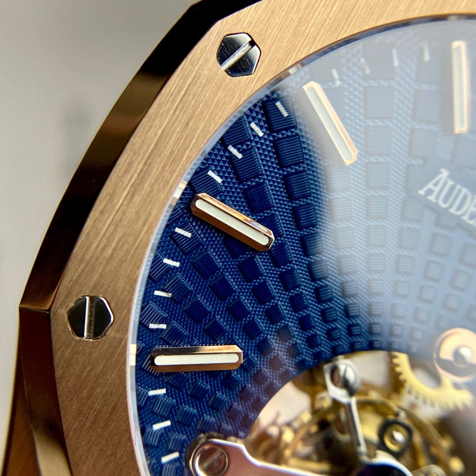 Audemars Piguet Royal Oak Tourbillon 26522OR Blue Dial 41mm – Swiss 1:1 Grade Watcg - Image 4