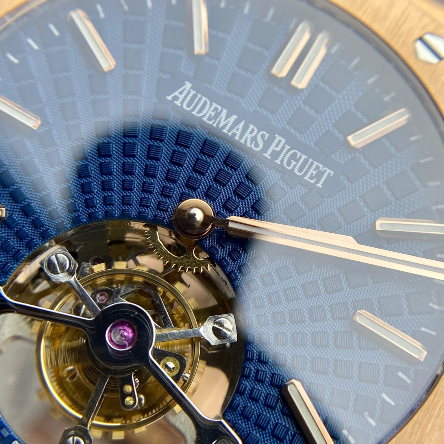 Audemars Piguet Royal Oak Tourbillon 26522OR Blue Dial 41mm – Swiss 1:1 Grade Watcg - Image 5