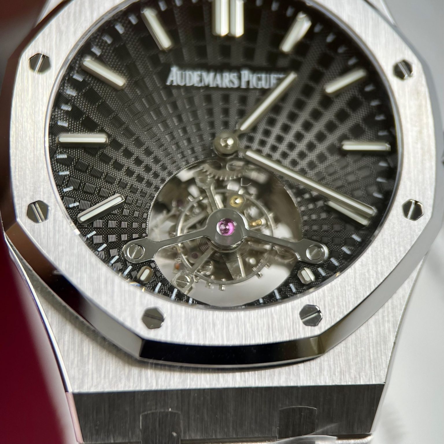 Audemars Piguet Royal Oak Tourbillon 26522TI Gray Dial 41mm – Swiss 1:1 Grade - Image 4