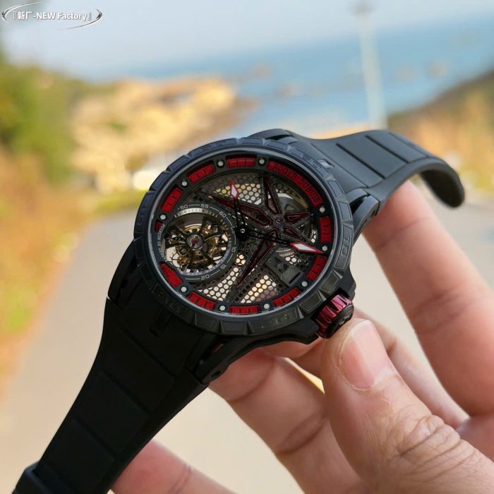 Roger Dubuis Excalibur RDDBEX0817 Tourbillon Red 45mm – Swiss 1:1 Grade Watch