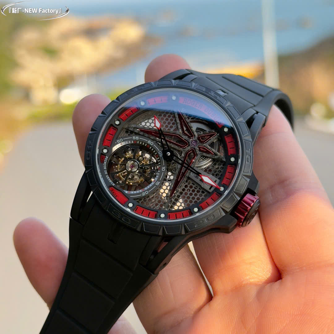 Roger Dubuis Excalibur RDDBEX0817 Tourbillon Red 45mm – Swiss 1:1 Grade Watch - Image 3