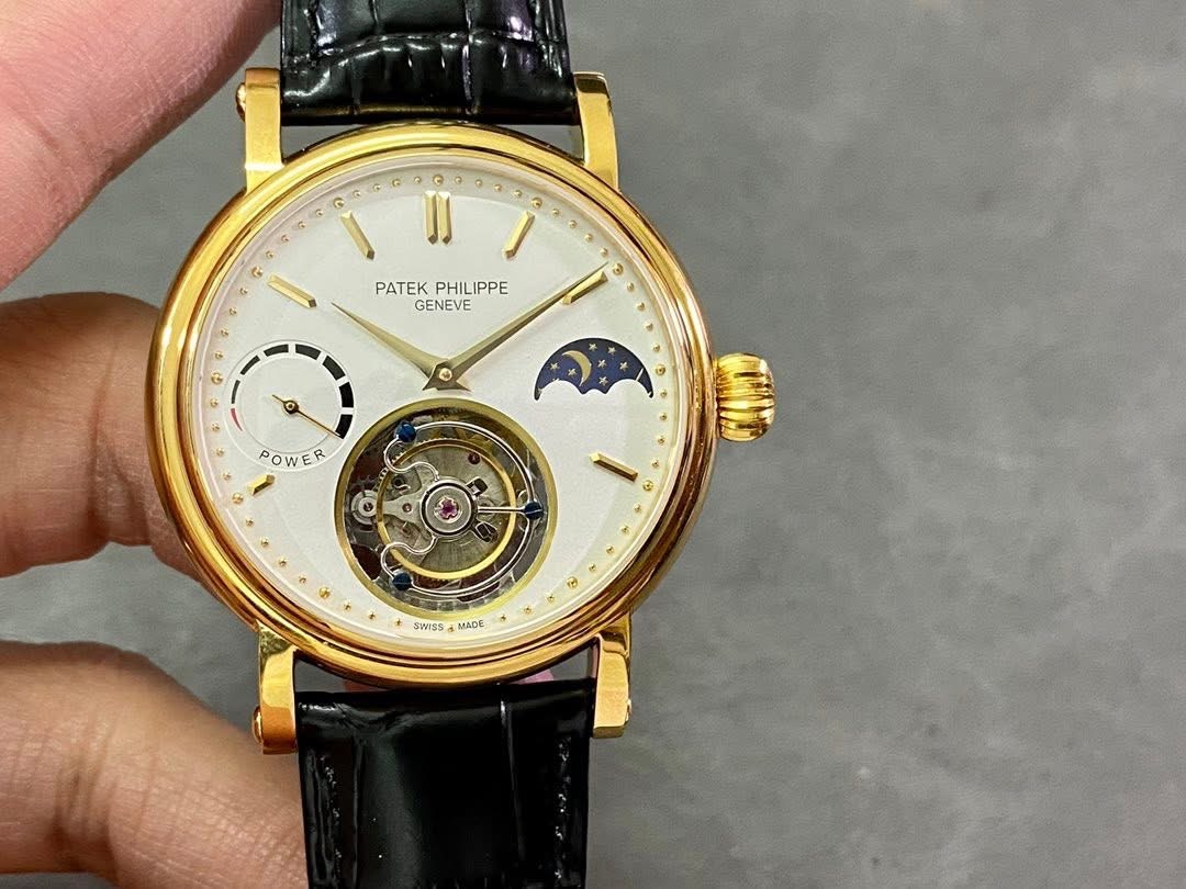 Patek Philippe Tourbillon Moonphase Reserva De Marcha 42mm – Swiss 1:1 Grade Watch - Image 3