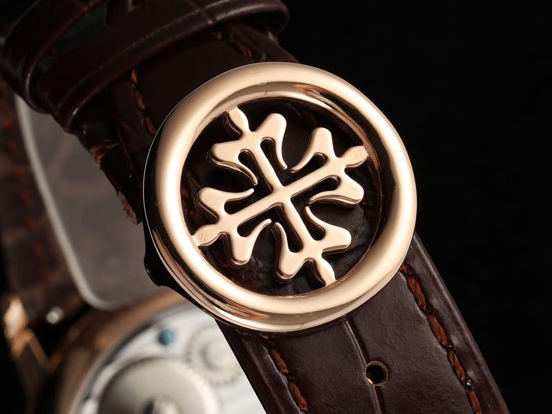 Patek Philippe Tourbillon with Visible Escapement – Rose Gold Case, Swiss 1:1 Grade Watch - Image 6