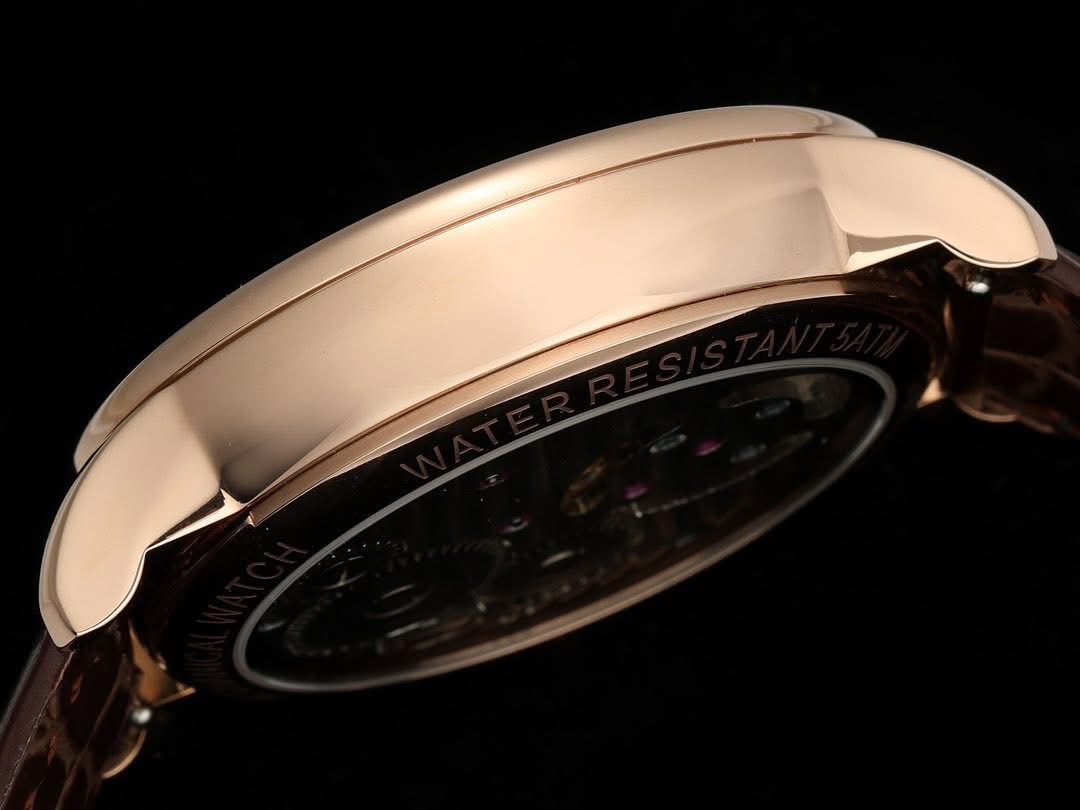 Patek Philippe Tourbillon with Visible Escapement – Rose Gold Case, Swiss 1:1 Grade Watch - Image 7