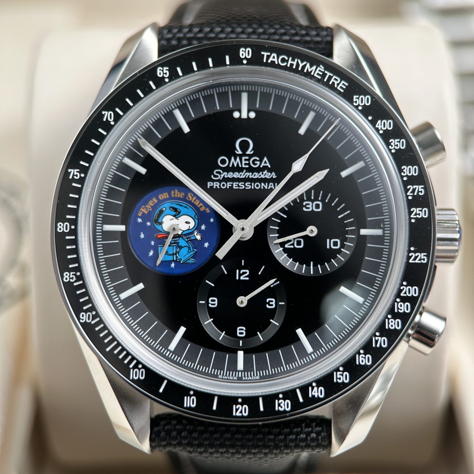 Omega Speedmaster Silver Snoopy 50th Anniversary Black Dial 2025 Edition | Swiss 1:1 Grade Watch (42mm) - Image 2