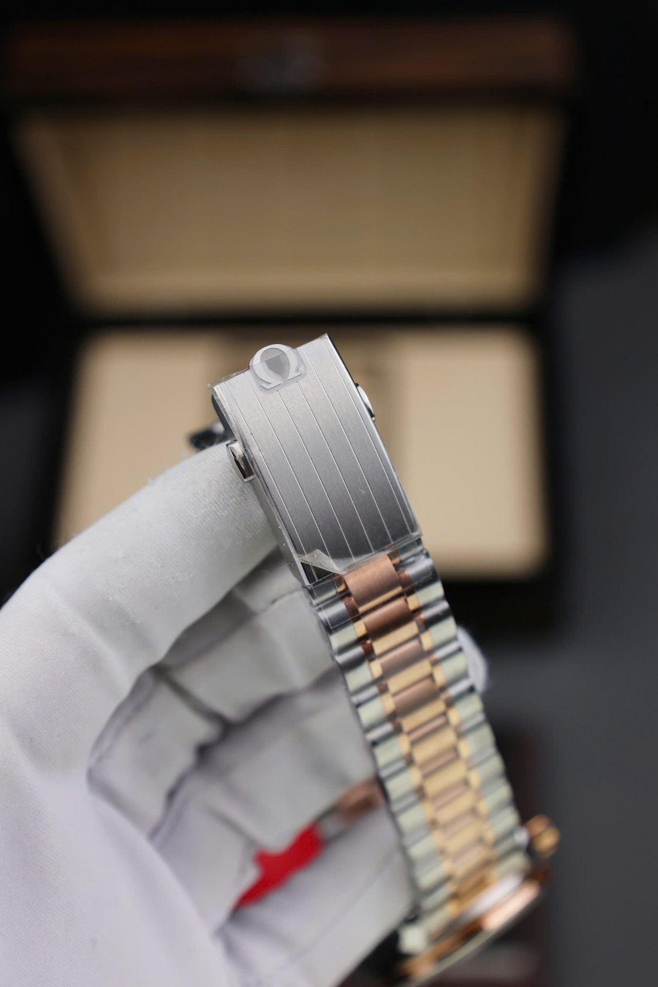 Omega Speedmaster Moonwatch Demi Rose Gold 42mm | Swiss 1:1 Grade Watch - Image 8