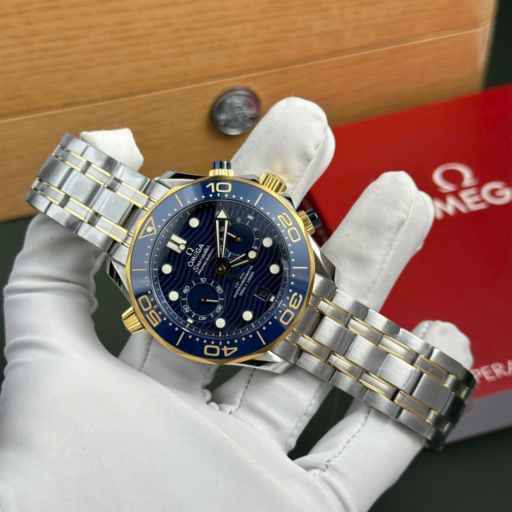 Omega Seamaster Diver 300M Chronograph Blue Dial 44mm | Swiss 1:1 Grade Watch