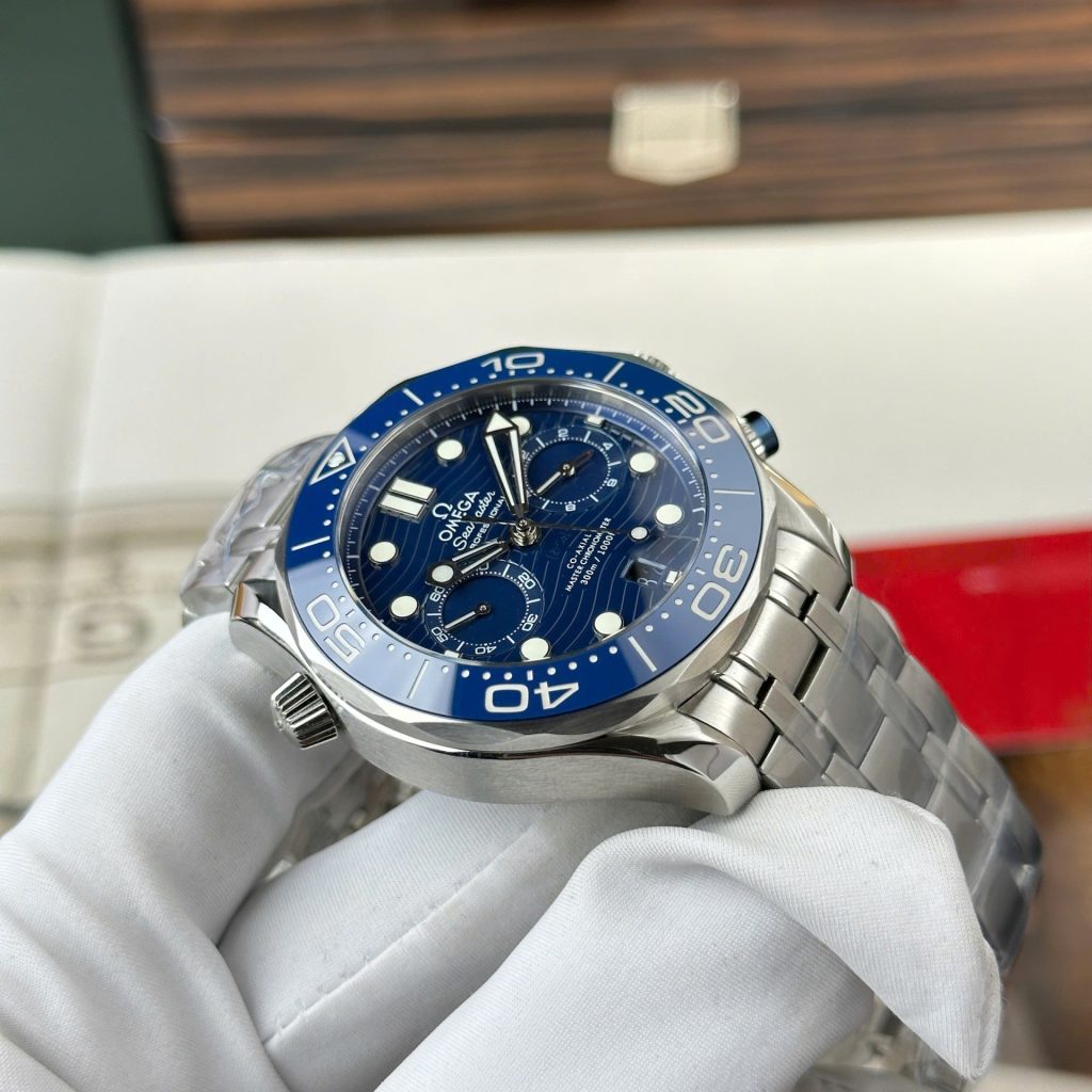 Omega Seamaster Diver 300M Chronograph Blue Dial 44mm Swiss 1 1 Grade omega-seamaster-diver-300m-chronograph-blue-dial-44mm-swiss-1-1-grade