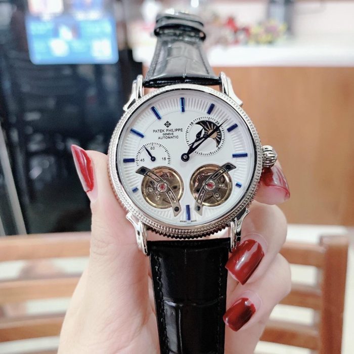 Patek Philippe Double Tourbillon - 41mm Silver with White Dial