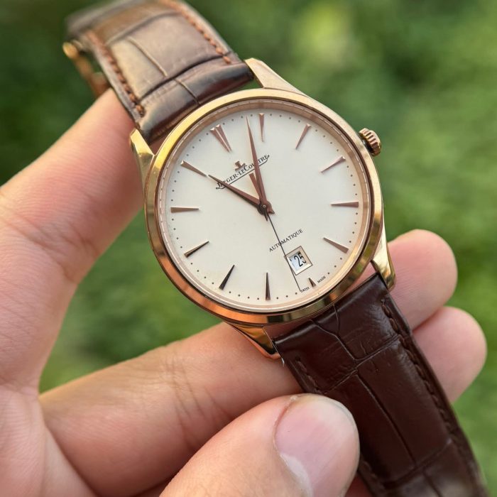 Jaeger-LeCoultre Master Ultra Thin Date Watch – 39mm Pink Gold (Swiss 1:1 Grade)