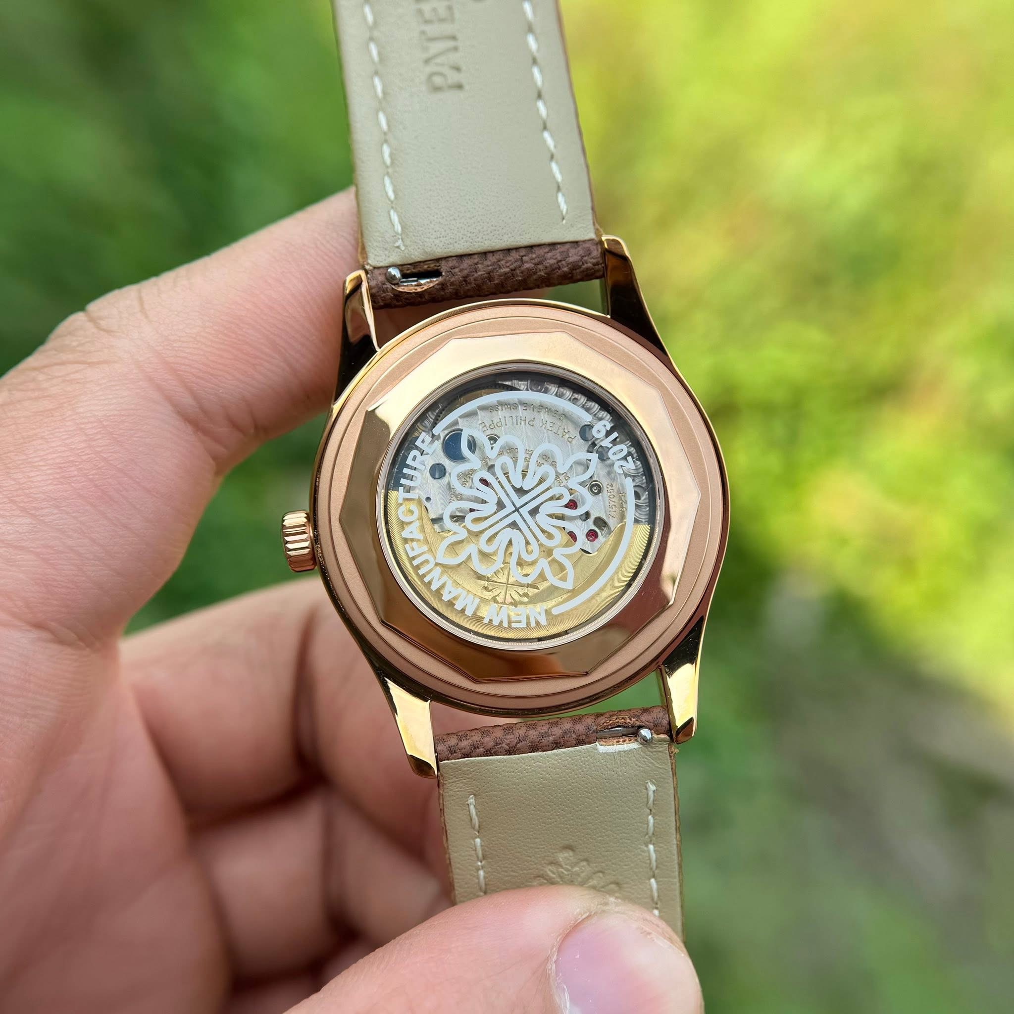Patek Philippe Calatrava 18K Rose Gold Watch – Diamond Bezel (Swiss 1:1 Grade) - Image 2