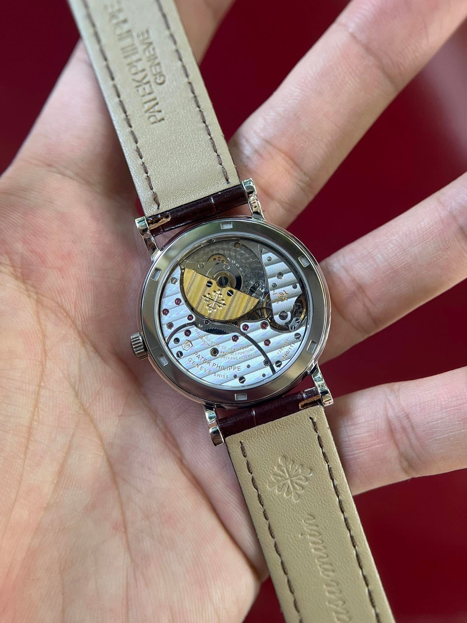 Patek Philippe Calatrava 5120G-001 Watch – 18K White Gold (Swiss 1:1 Grade) - Image 2