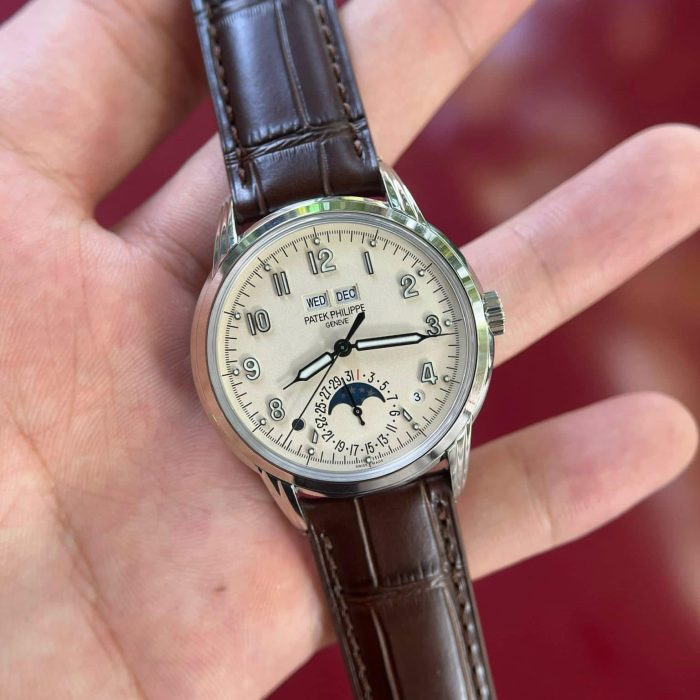 Patek Philippe Grand Complications Perpetual Calendar 5320G-001 Cream Dial 39mm (Swiss 1:1 Grade Watch)