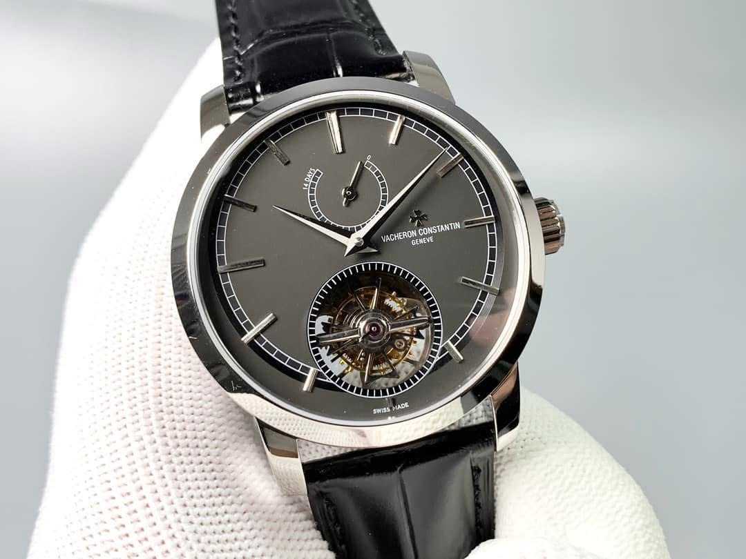 Vacheron Constantin Traditionnelle Tourbillon (Swiss 1:1 Grade Watch) Grey Dial - Image 5