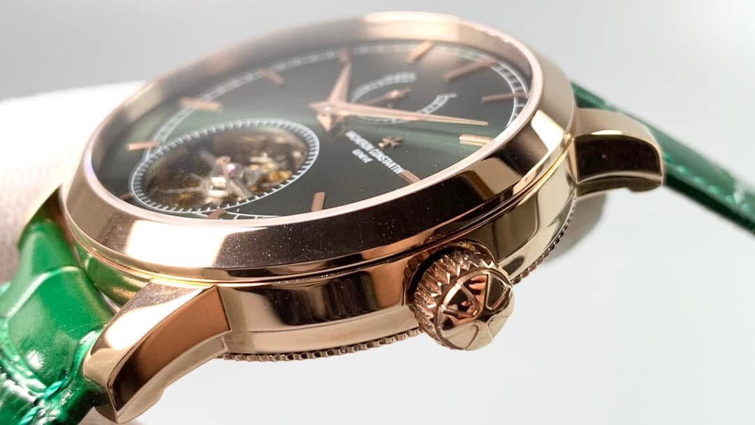 Vacheron Constantin Traditionnelle Tourbillon (Swiss 1:1 Grade Watch) Green Dial - Image 8