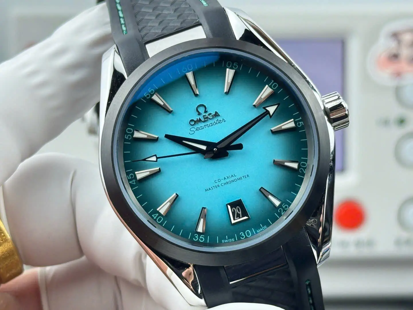 Omega Seamaster Aqua Terra Turquoise Dial 41mm (Swiss 1:1 Grade Watch) - Image 4
