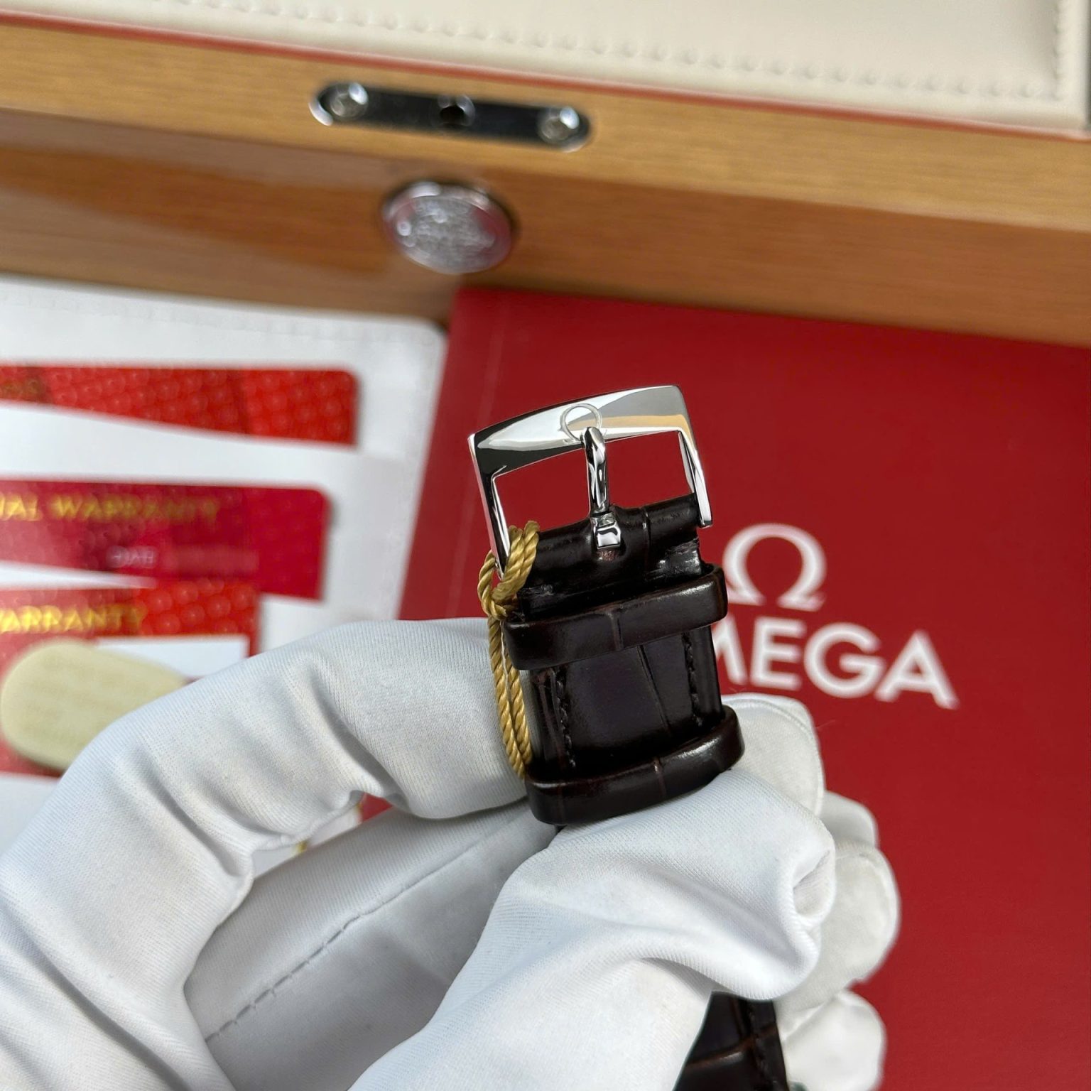 Omega De Ville Prestige Power Reserve Chocolate Dial 39.5mm (Swiss 1:1 Grade Watch) - Image 9