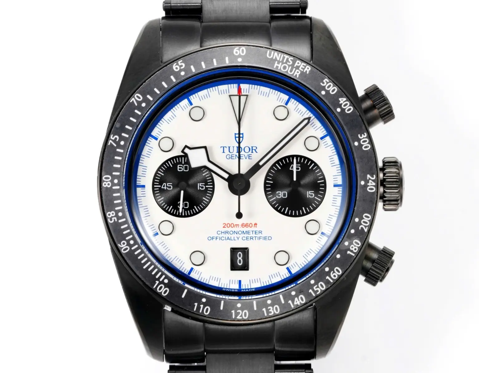 Tudor Black Bay Chrono White Dial 42mm (Swiss 1:1 Grade Watch) - Image 2