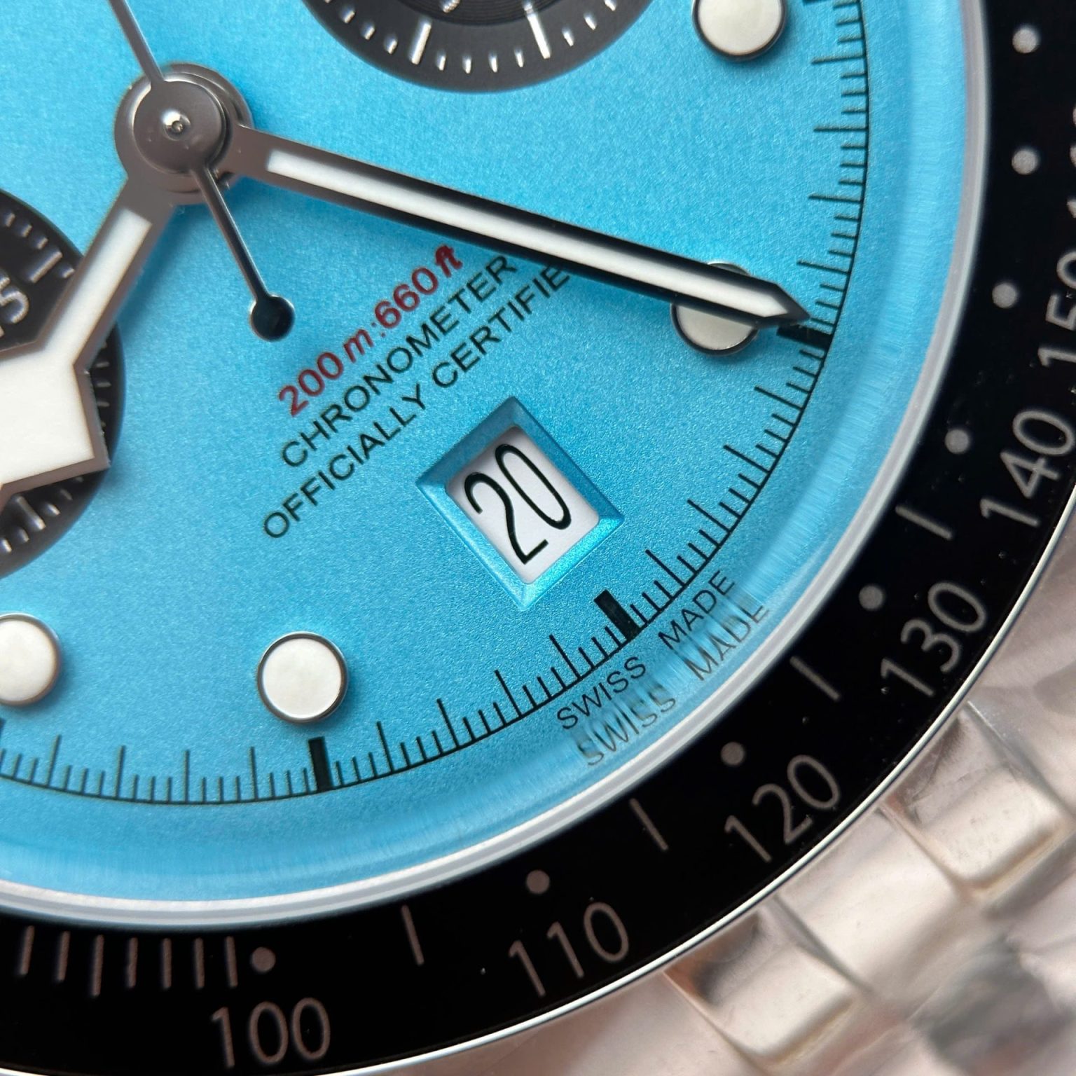 Tudor Black Bay Chronograph Tiffany Dial 41mm (Swiss 1:1 Grade Watch) - Image 5