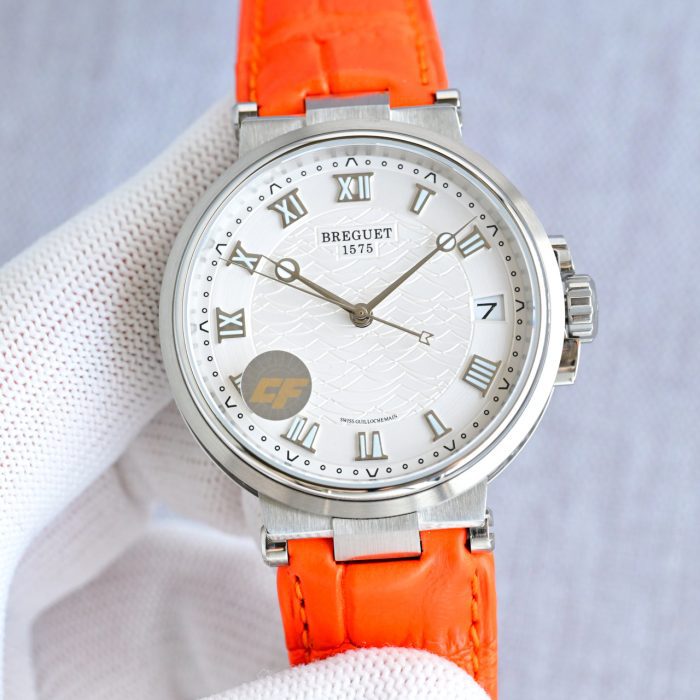 Breguet Marine 5517 Orange Strap – Swiss 1:1 Grade Watch