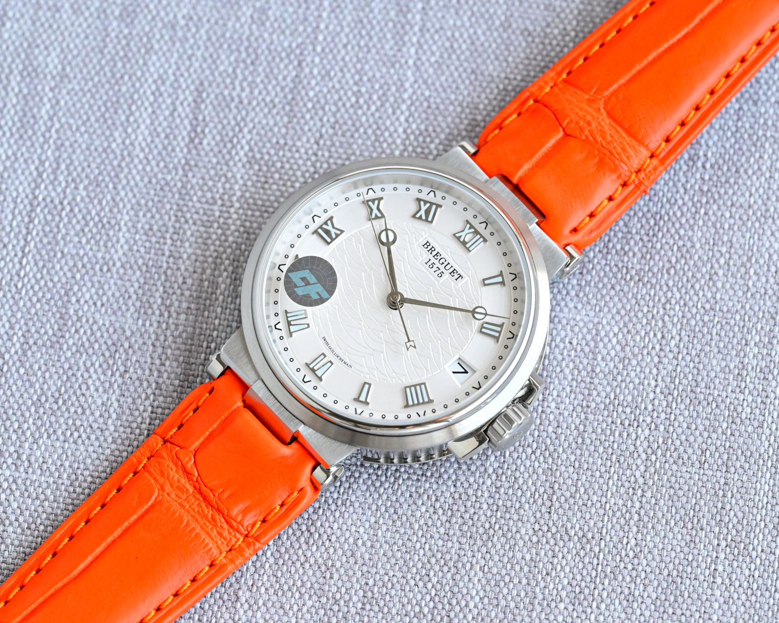 Breguet Marine 5517 Orange Strap – Swiss 1:1 Grade Watch - Image 2