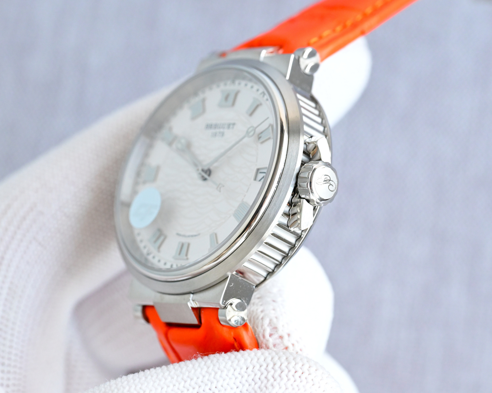 Breguet Marine 5517 Orange Strap – Swiss 1:1 Grade Watch - Image 3