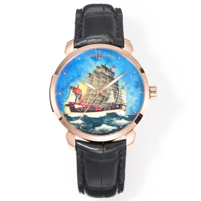 Ulysse Nardin Classico Zheng He Treasure Ship Style 8152-111-2 – Swiss 1:1 Grade Watch