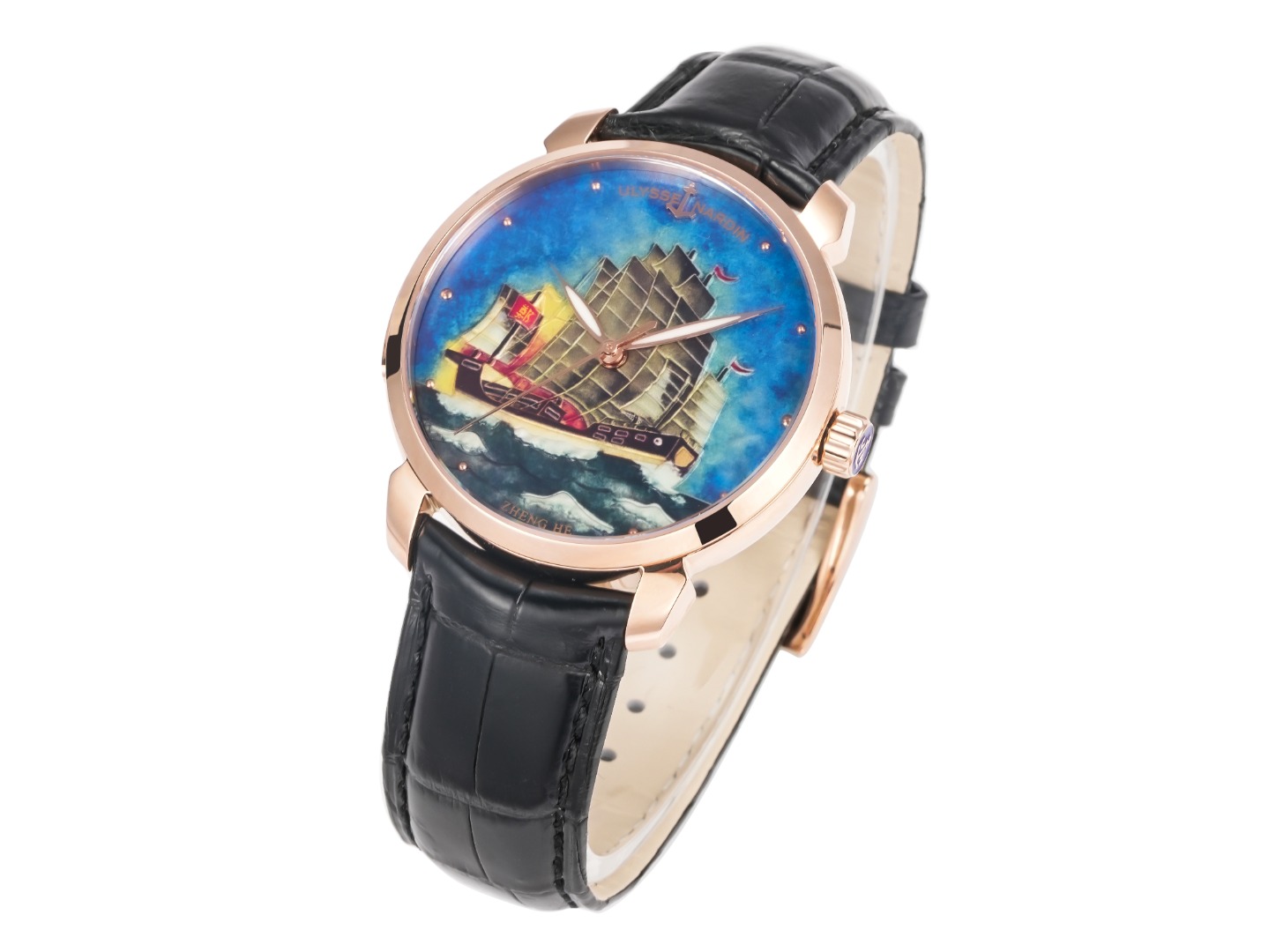 Ulysse Nardin Classico Zheng He Treasure Ship Style 8152-111-2 – Swiss 1:1 Grade Watch - Image 2
