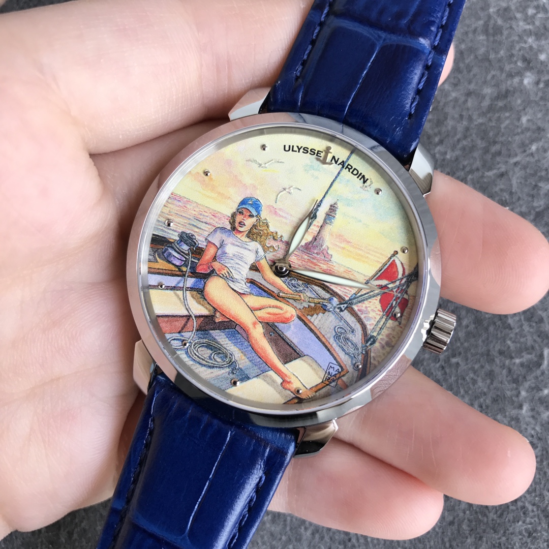 Ulysse Nardin Classico Gilt Art Dial  – Swiss 1:1 Grade Watch - Image 2