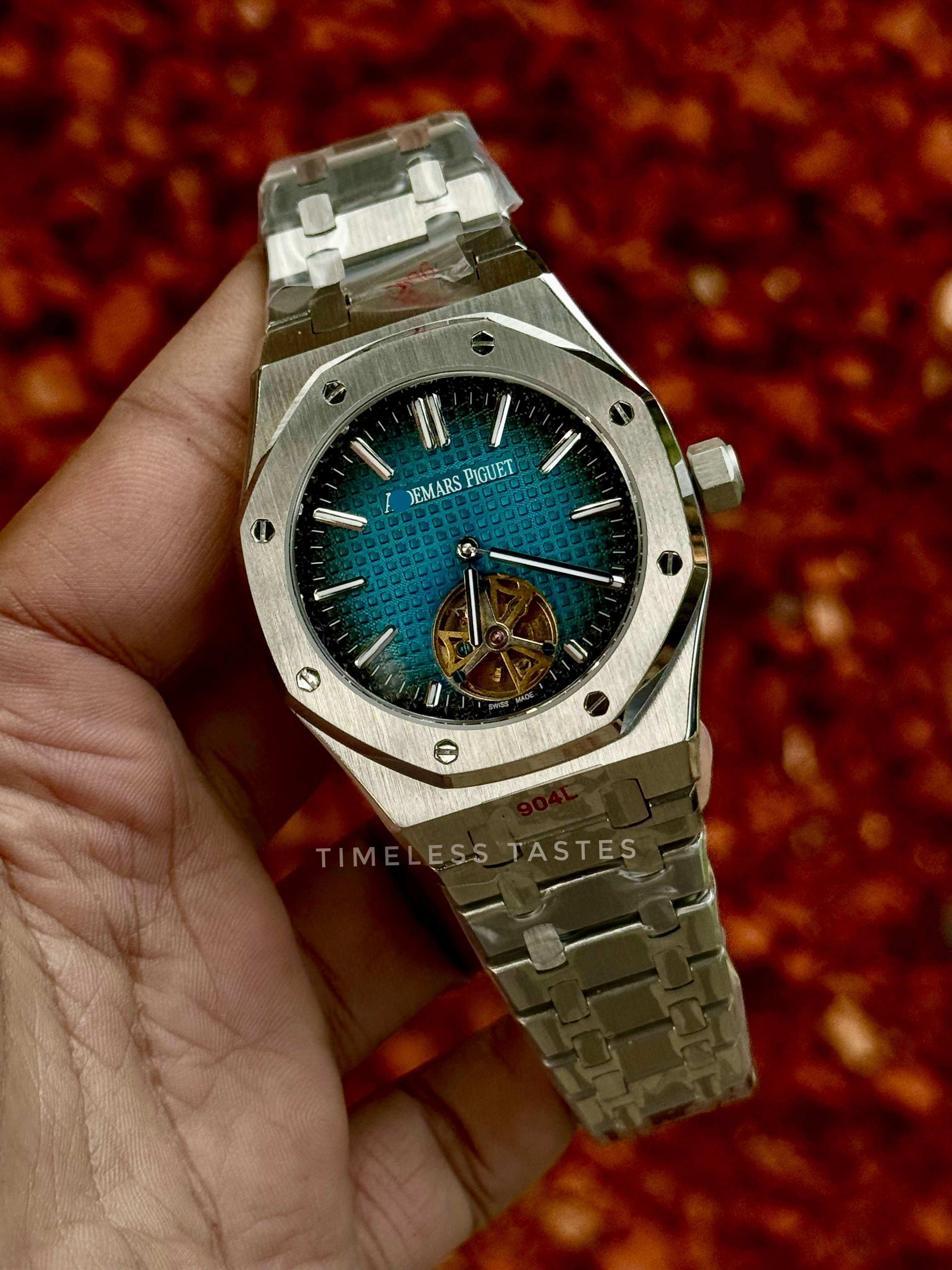 Audemars Piguet The Turquoise Dial Tourbillon Master Grade - Image 4