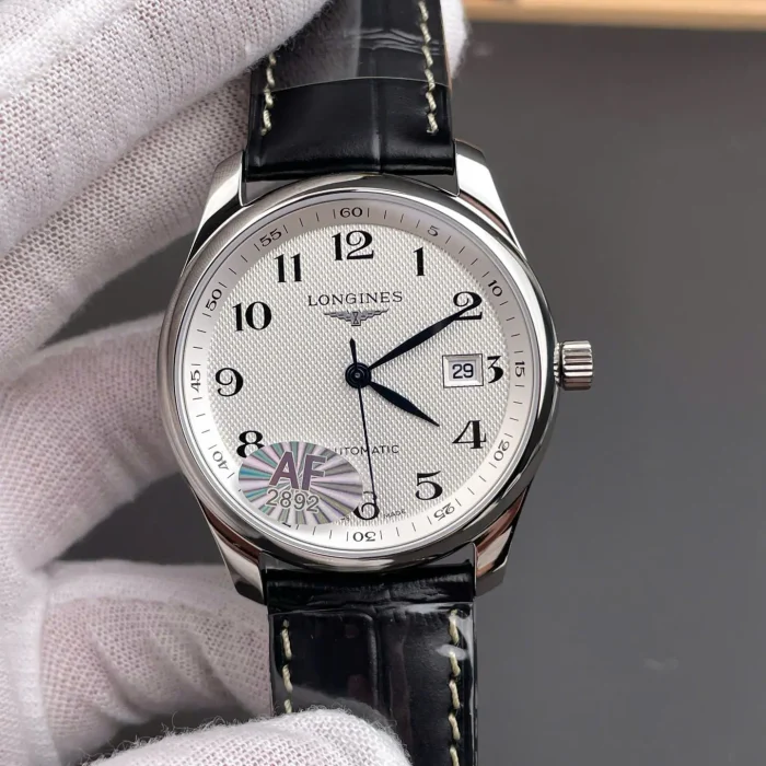 Longines Master Collection Automatic Watch – Swiss 1:1 Grade | Black Dial | 40mm | Black Leather Strap