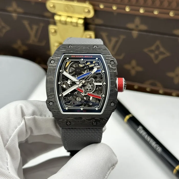 Richard Mille RM67-02 Automatic Watch – Swiss 1:1 Grade | Carbon Case | 38.7×47.52mm | Fabric Strap