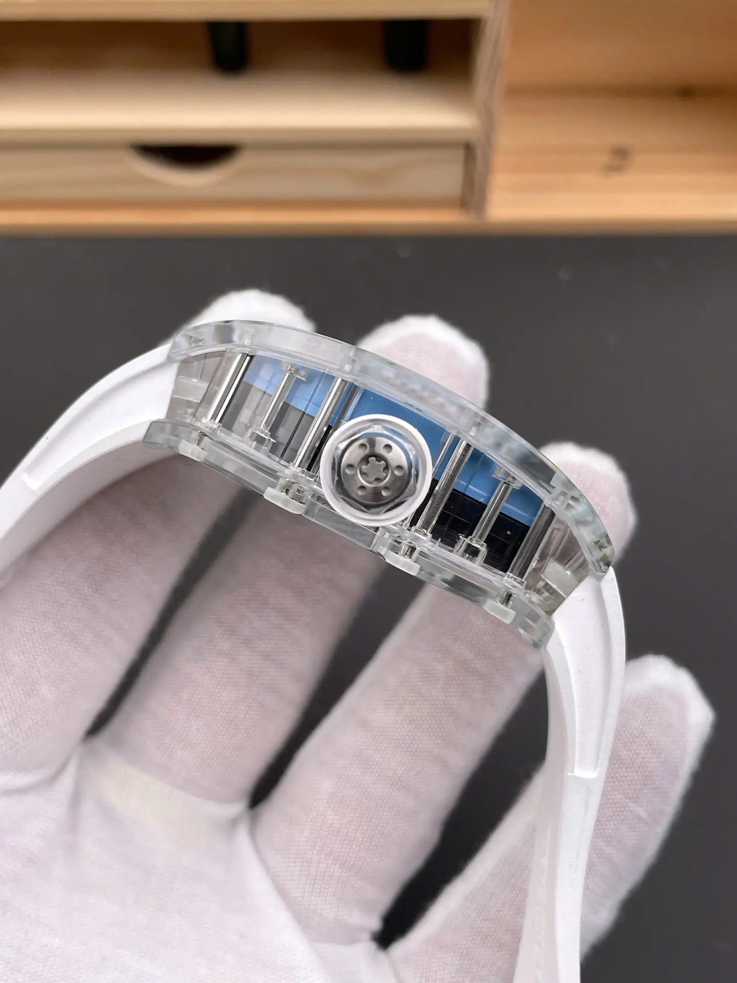 Richard Mille RM35-01 Automatic Watch – Swiss 1:1 Grade | Sapphire Case | 45mm | Rubber Strap - Image 5