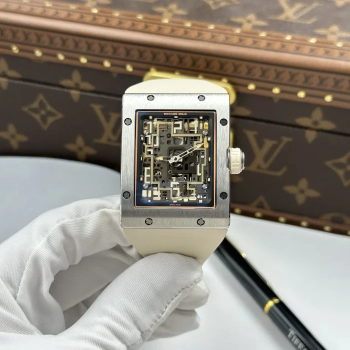 Richard Mille RM16-02 Automatic Watch – Swiss 1:1 Grade | Titanium Case | 36×45×10mm | Rubber Strap