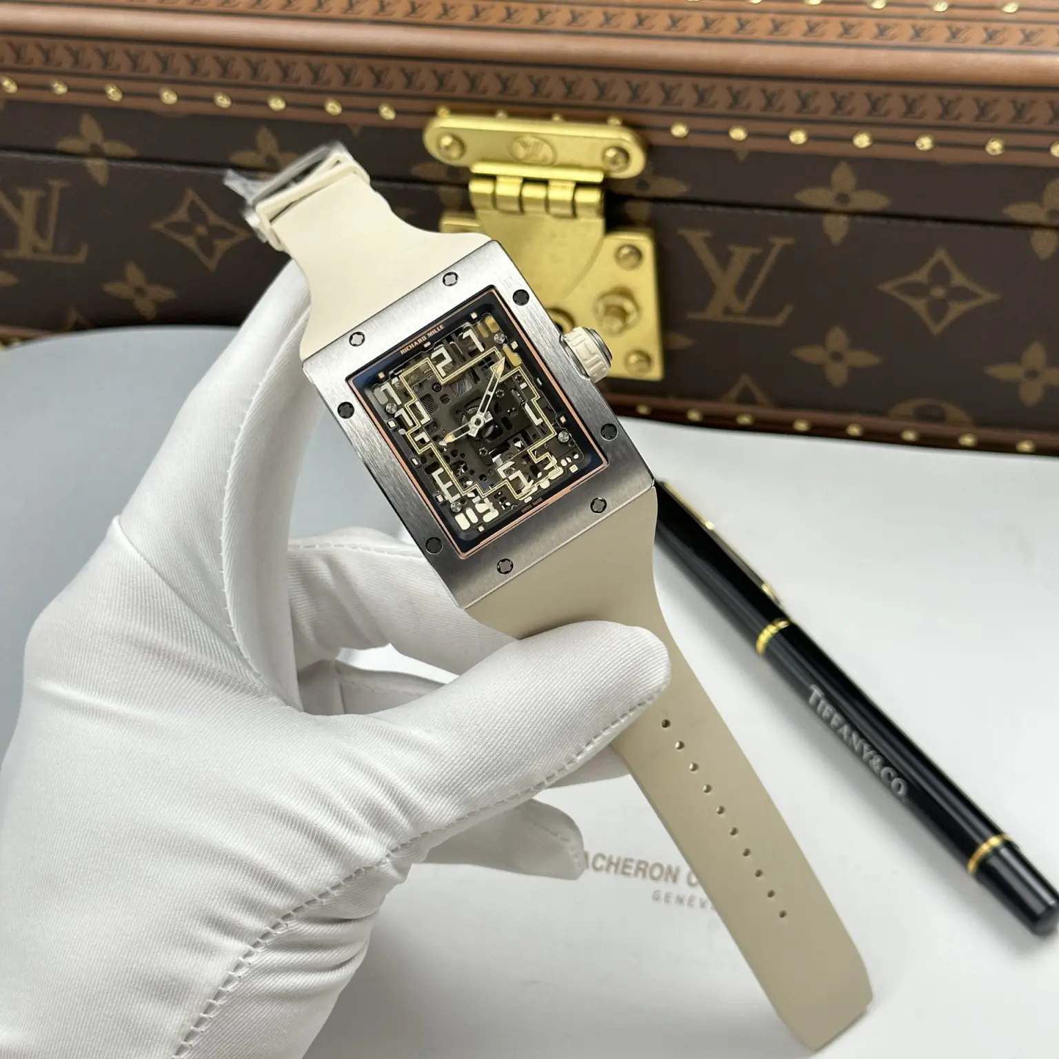 Richard Mille RM16-02 Automatic Watch – Swiss 1:1 Grade | Titanium Case | 36×45×10mm | Rubber Strap - Image 2