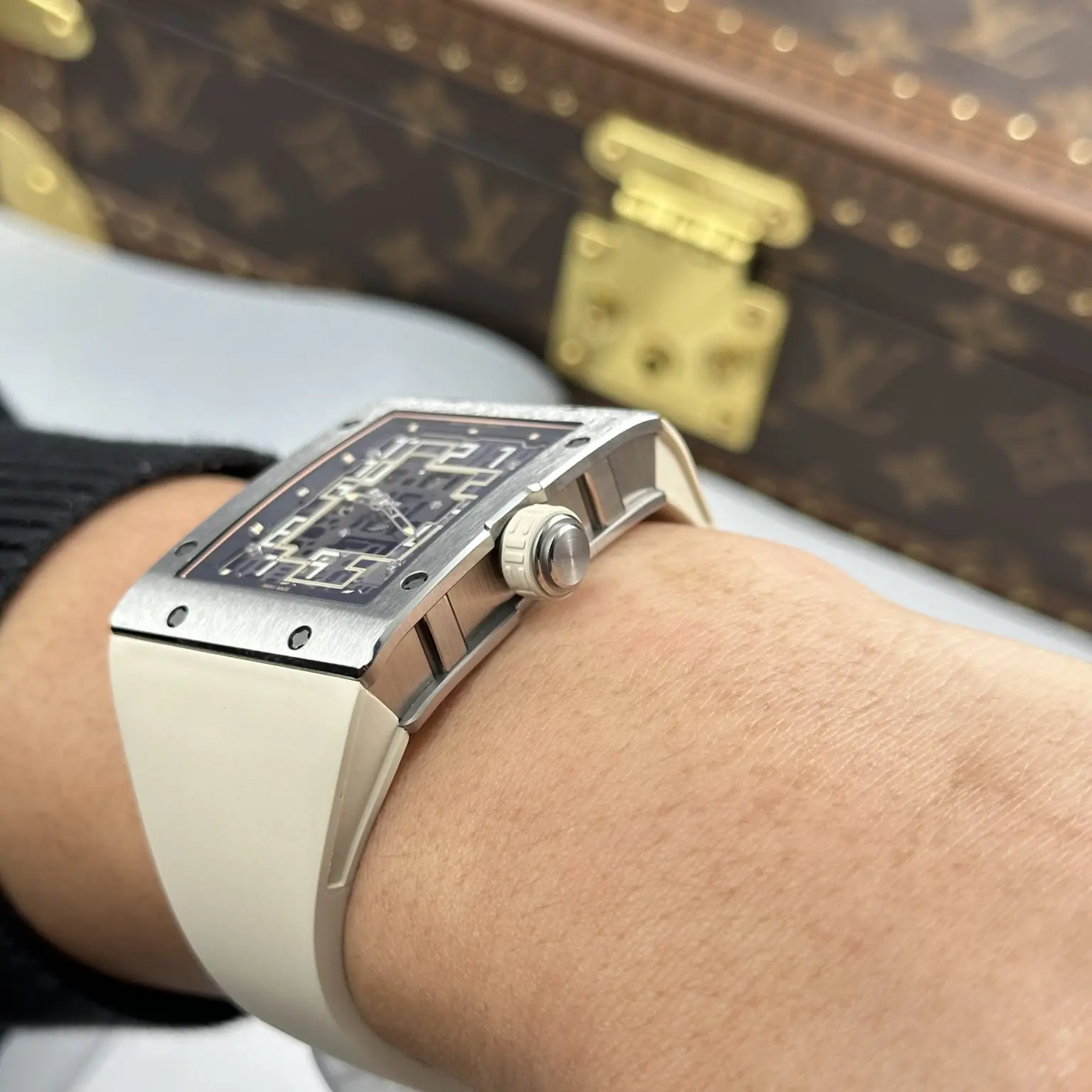 Richard Mille RM16-02 Automatic Watch – Swiss 1:1 Grade | Titanium Case | 36×45×10mm | Rubber Strap - Image 10