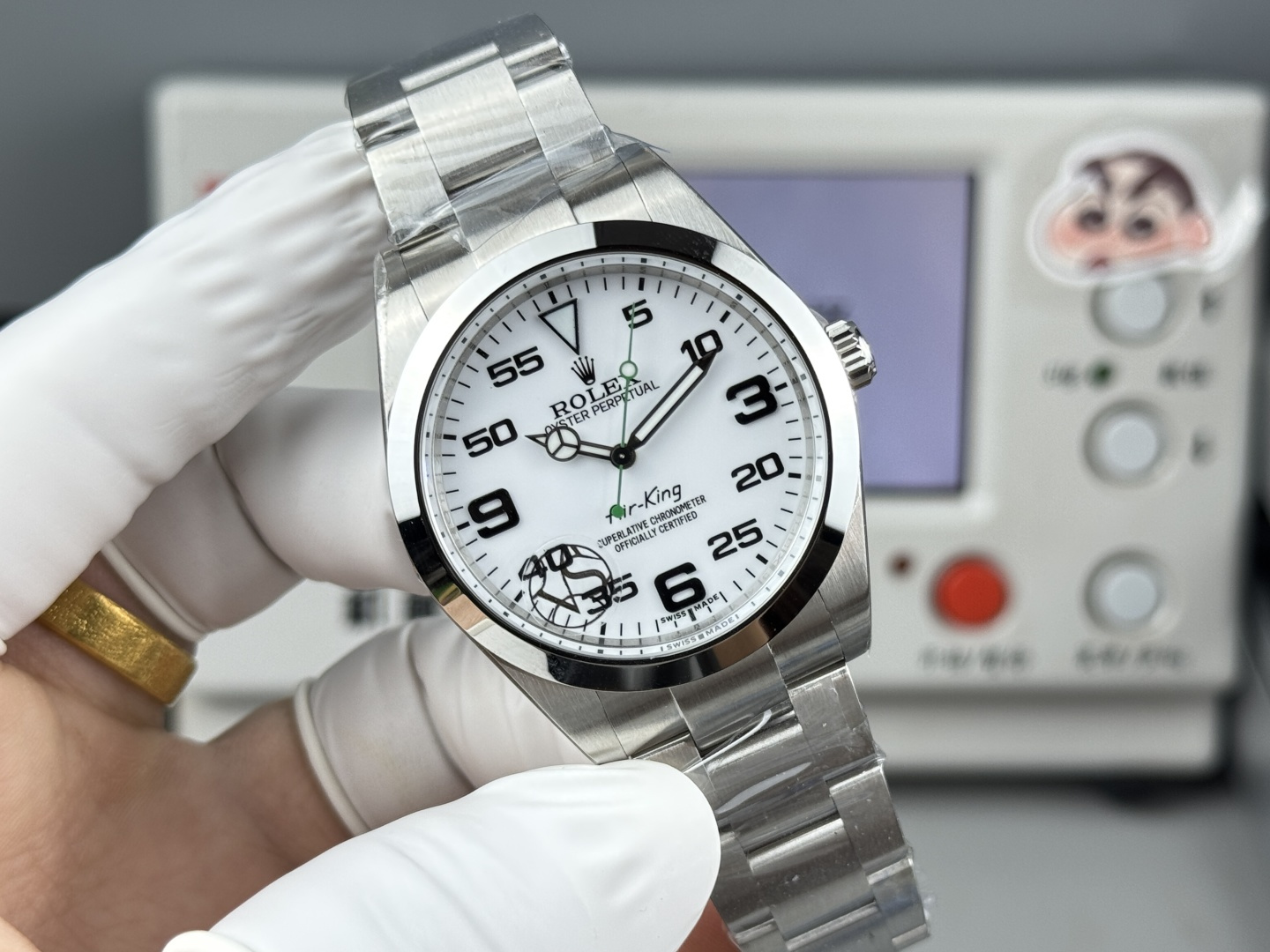 Rolex Air-King 126900 – 1:1 Grade Watch | White Dial | Stainless Steel - Image 2